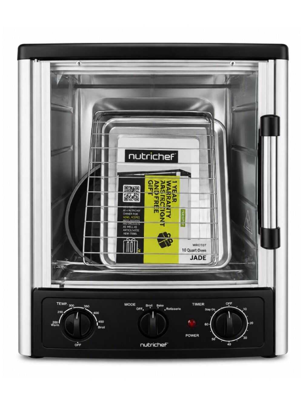 NutriChef Vertical Countertop Oven PKRT97 Rotisserie Convection NIB